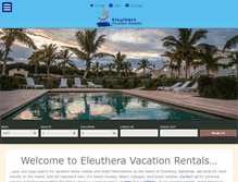Tablet Screenshot of eleutheravacationrentals.net